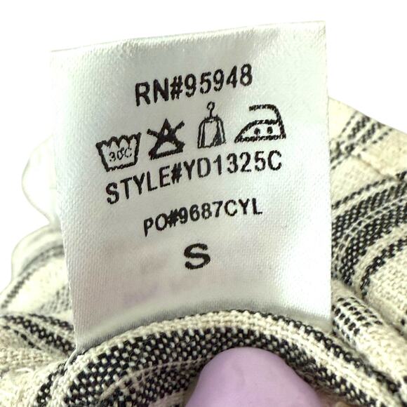 Cozy Co. Striped Maxi Dress Sz Small Sleeveless Cotton Blend Pockets Beachy Boho - Picture 9 of 14